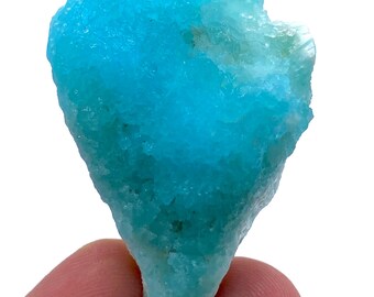 Ejemplar de aragonito (46,93 g), cristal mineral de alto brillo de Helmand, Afganistán, piedra natural coleccionable.