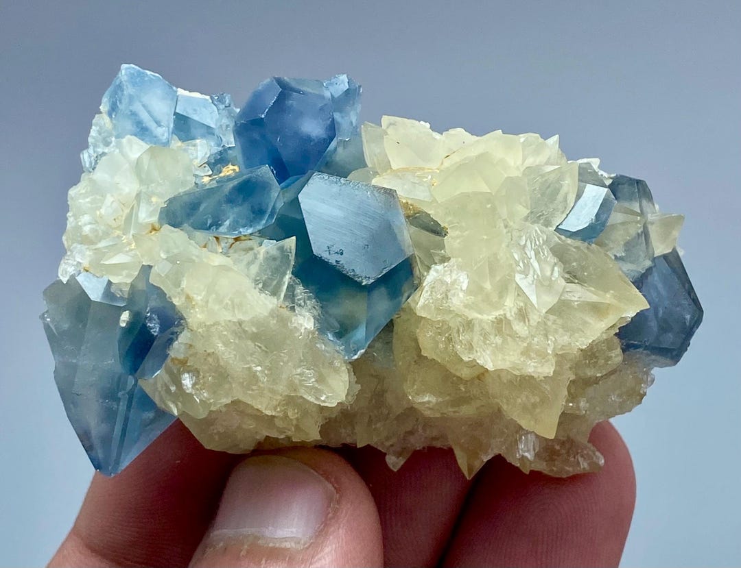 Rarest Calcite 359 Cts Extremely Ultra Rarest Celestine With Calcite Specimen From ...