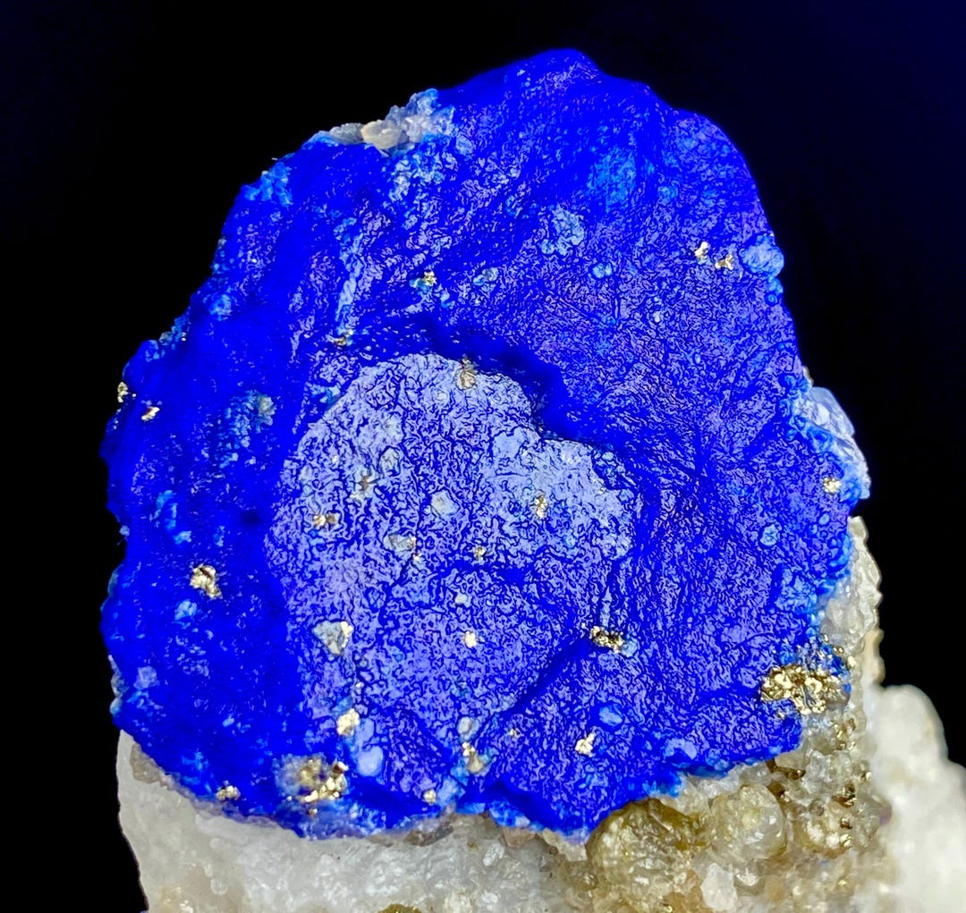 65 Gram Extremely Rare Royal Lazurite With Pyrite Specimen From ...