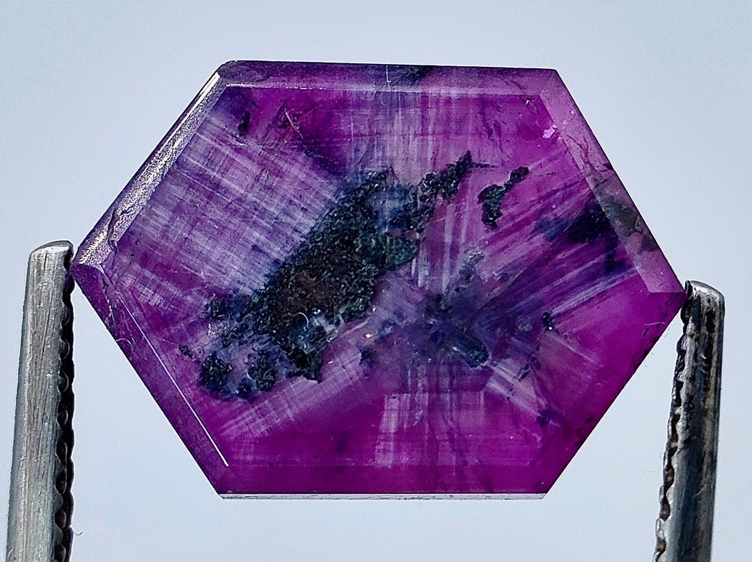 Saphir Trapiche Naturel Rare De 3,18 Carats - Provenance Mogok, Birmanie, Neuf Sans Emballage