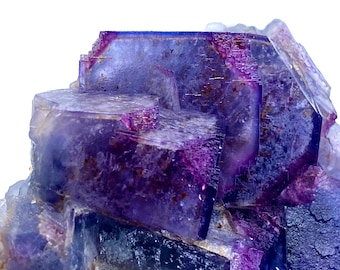 653 GRAM Natural Multi Color Cubic Fluorite Specimen From Baluchistan, Pakistan