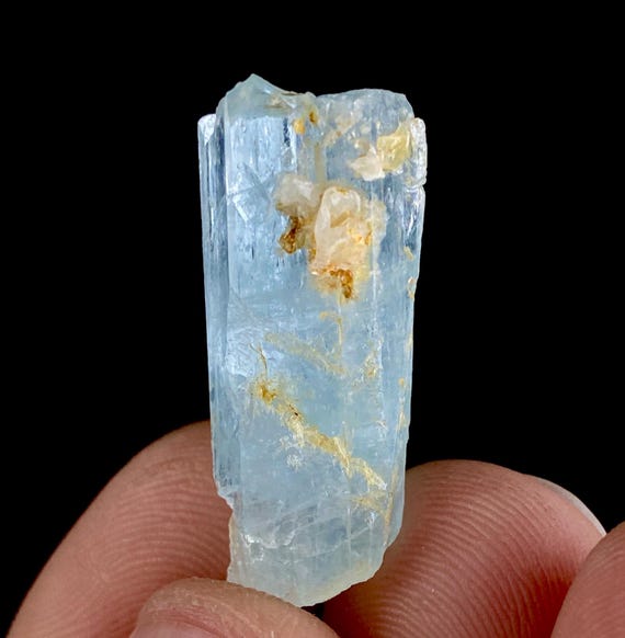 Blue Aquamarine Crystal CT Natural Healing Gemstone for