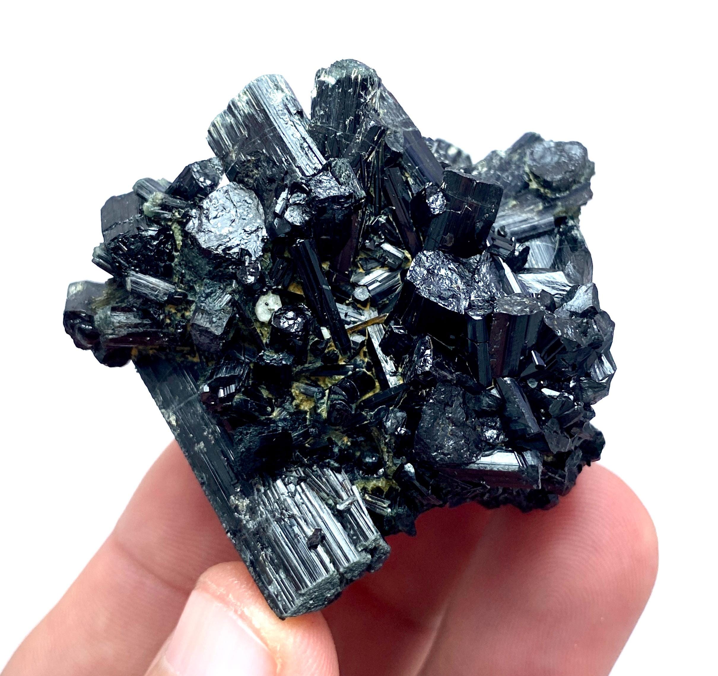 ショール産ブラックトルマリン原石 - パキスタン産宝石鉱物 - Etsy 日本