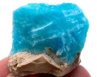 Ejemplar de aragonito de 29 g, cristal mineral de alto brillo de Helmand, Afganistán, piedra natural coleccionable.