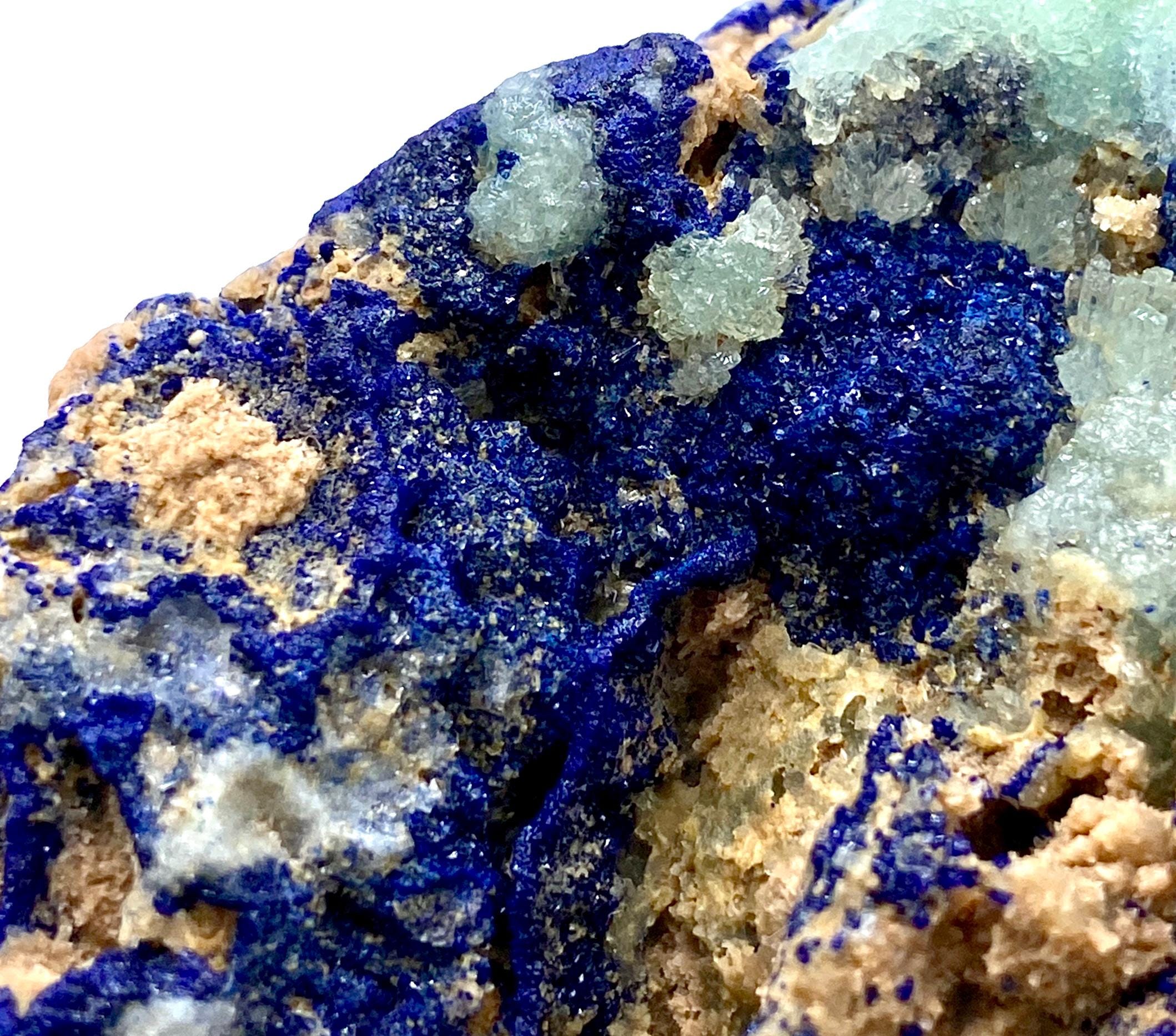 291グラムの極上ブルーアズライト（アラゴナイト入り）|ヘルマンド州