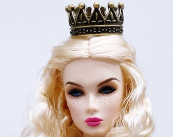 A008 23×13mm Crown Doll Crown Hair Accessories For 12" Fashion Doll Poppy Parker Fashion Royalty