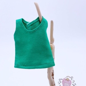 CLEARANCE! C003 Handmade Doll Clothes T-shirt Tank Top For 12&quot; Dolls Like Fashion Royalty Nu face Poppy Parker Blythe Azone Momoko