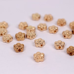 A009S Little Gold Flowers  Doll Craft Jewelry Making Doll Sewing Supplies