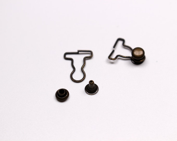 B027A Old Metal Color Mini Overall Buckles for 1/4 1/6 Scale Etsy