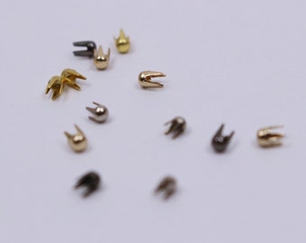 B040 Super Tiny Silver Mini Craft 2mm Studs Sewing Craft Doll Clothes Making Sewing Supply