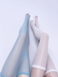 CLEARANCE! C001 Handmade Mesh Fabric Doll Over the Knee Socks For Fashion Royalty Nu Face Dolls