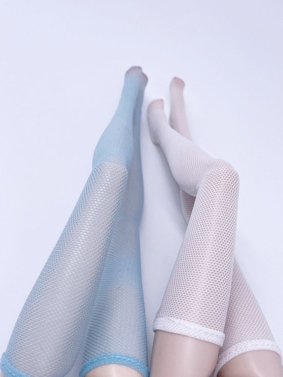 C001 Handmade Mesh Fabric Doll Over the Knee Socks for Fashion