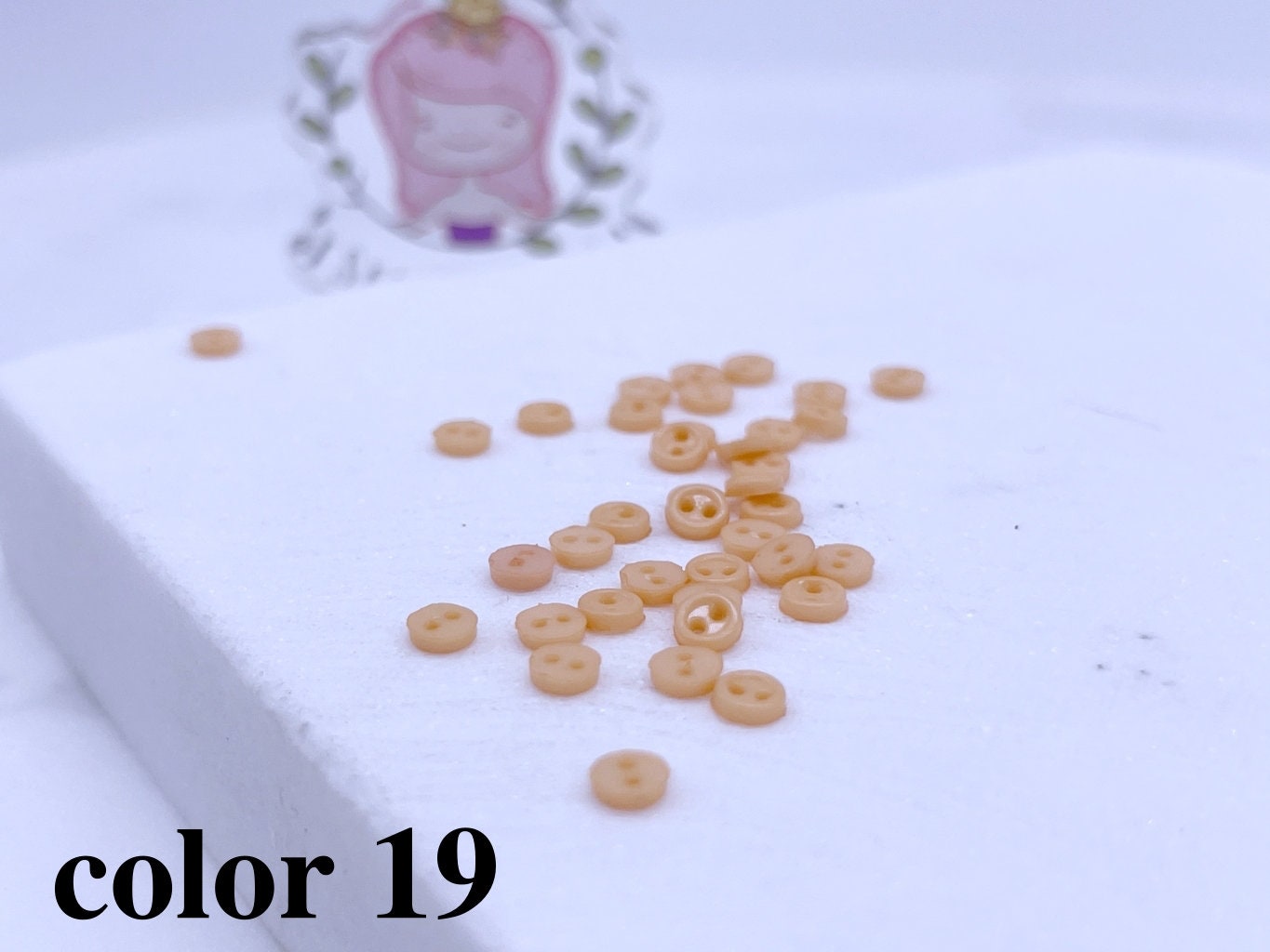 B205 Tiny 3mm Buttons Micro Mini Buttons Tiny Buttons Doll Buttons Dol – i  Sew For Doll