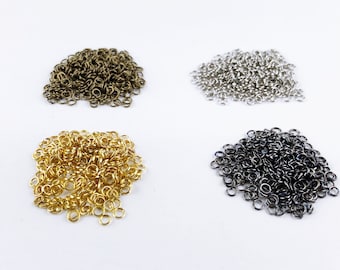 B026 Metal Color Super Small 3mm Open Jump Ring Doll Clothes Sewing Craft Supply For 12" Fashion Dolls Blythe  BJD