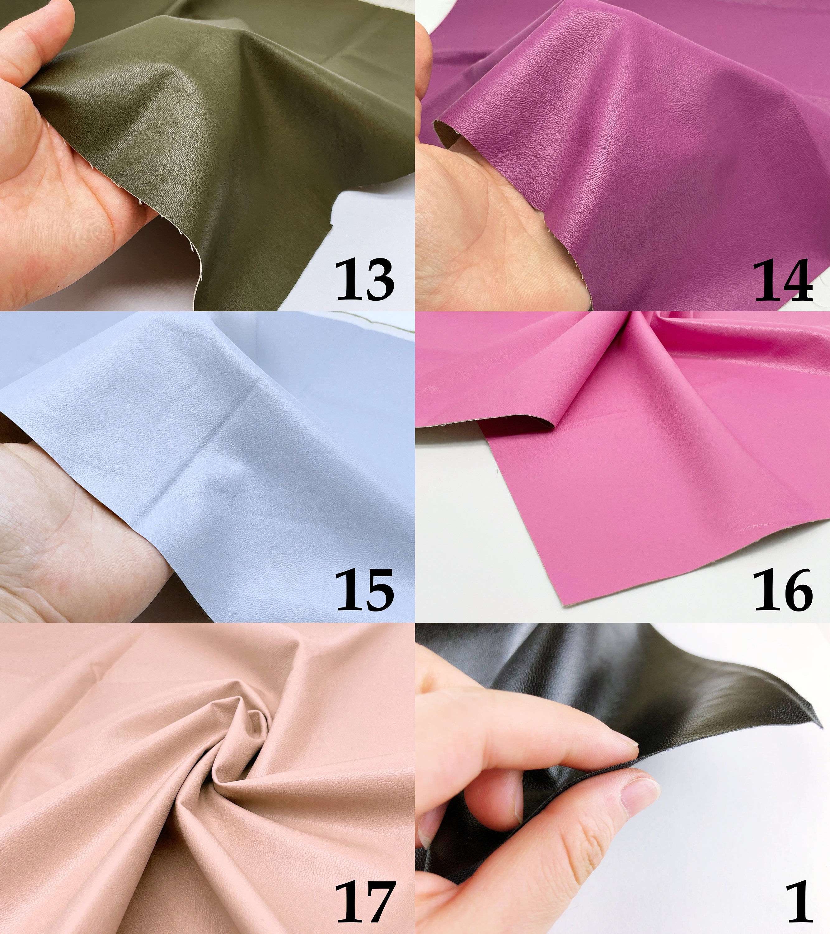 F004 30×45cm Thin Faux Leather Fabric Doll Sewing Craft Doll Clothes M – i  Sew For Doll