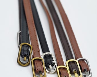 C087 Handmade Faux Leather Belt for 12" Male Dolls | with Metal Buckle & Pin | Fits FR Homme  Nu Face