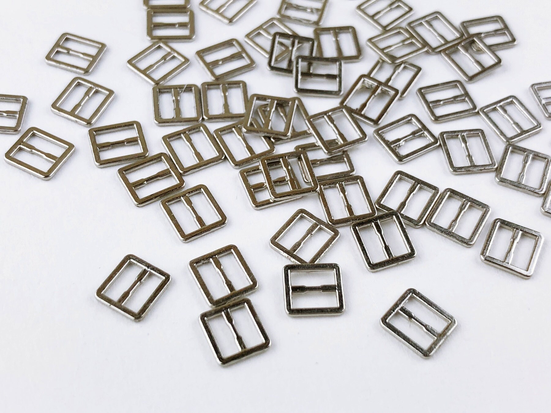 B005A Mini Silver Buckles Sewing Craft Belt Purse Coat Doll Etsy