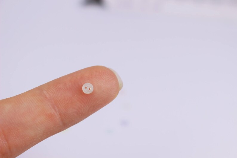 B050 Super Tiny 3mm Buttons Micro Mini Buttons Tiny Buttons Doll ...