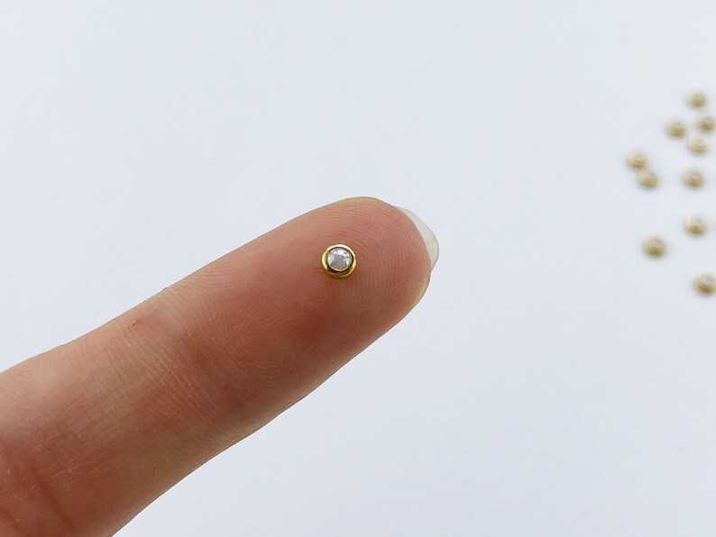 B002A 3mm Glue On Rhinestones Micro Mini Porcelain Rhinestones Doll Clothes Doll Sewing Craft