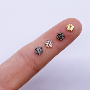 B078 5mm Flower Buttons Micro Mini Buttons Tiny Buttons Doll Buttons Doll Sewing Craft Supplies