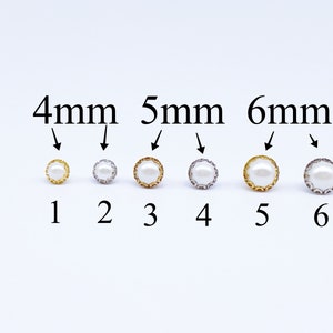  Hegebeck 12pcs Pearl Buttons for Clothes, Gold and Pearl  Buttons 20mm 25mm Pearl Buttons for Coat, Sweaters, Dresses, Golden Buttons  with Storage Box, Bulk Assorted Bottons for Decorative and DIY