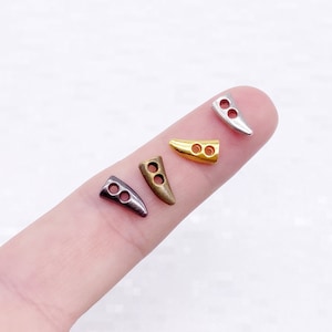 B080 10mm Metal Mini Toggle Buttons Tiny Buttons Doll Buttons Sewing Craft Doll Clothes Making Sewing Supply