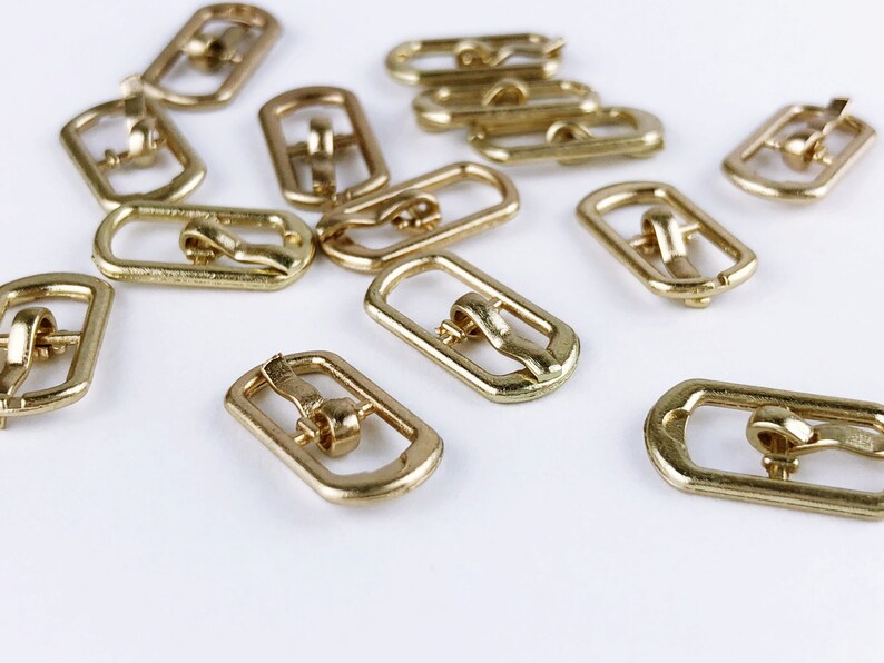 B035A Gold Small Doll Mini Buckles Doll Sewing Supplies Doll Etsy