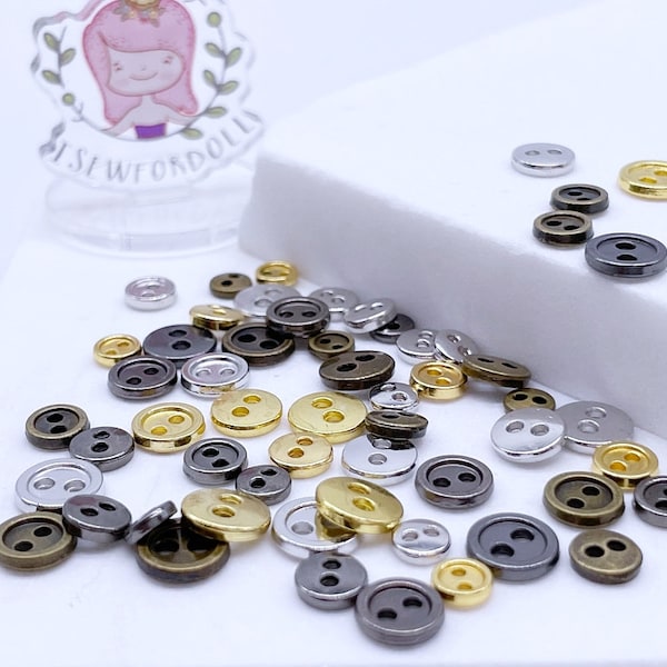Metal Sewing Buttons Etsy