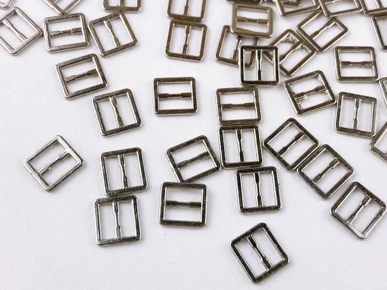 B005A Mini Silver Buckles Sewing Craft Belt Purse Coat Doll Etsy