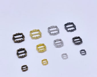 B010 Tiny Mini Buckles 12mm 9mm 6mm Doll Sewing Doll Craft Supply Doll Clothes Making