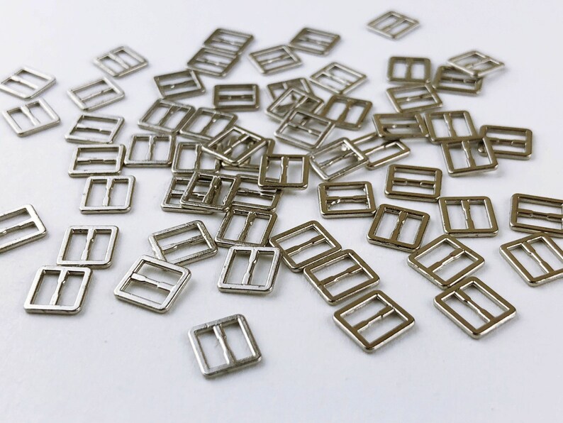 B005A Mini Silver Buckles Sewing Craft Belt Purse Coat Doll Etsy