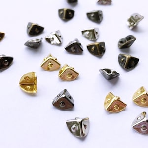 B059 Gold/Silver/Bronze/DarK Gun Color Purse Edge Purse Corner Doll Sewing Doll Craft Supply Doll Purse Making