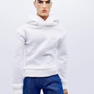 C051  Handmade Male Dolls Hoodie  For 12&quot; Fashion Male Doll Figure FR Homme Fashion Royalty Nu Face