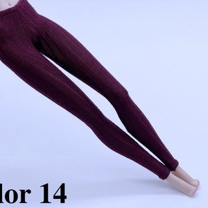 C004 Handmade Doll Leggings For 12 Fashion Dolls Like Poppy Parker Fashion Royalty NF Doll image 5