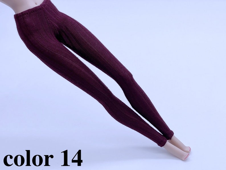 C004 Handmade Doll Leggings For 12 Fashion Dolls Like Poppy Parker Fashion Royalty NF Doll image 5