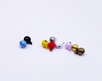 B136 Multi Colors Tiny  5mm Bell Charm Doll Craft Jewelry Making Doll Sewing Supplies