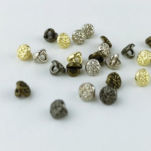 B003 4mm Micro Mini Shank Buttons Doll Buttons Doll Clothes Sewing Doll Craft Sewing Supply