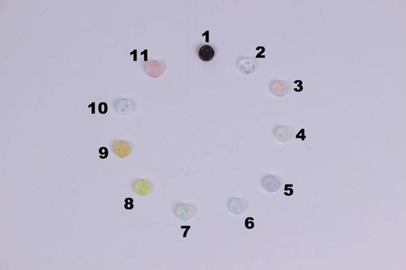 B050 Super Tiny 3mm Buttons Micro Mini Buttons Tiny Buttons Doll ...