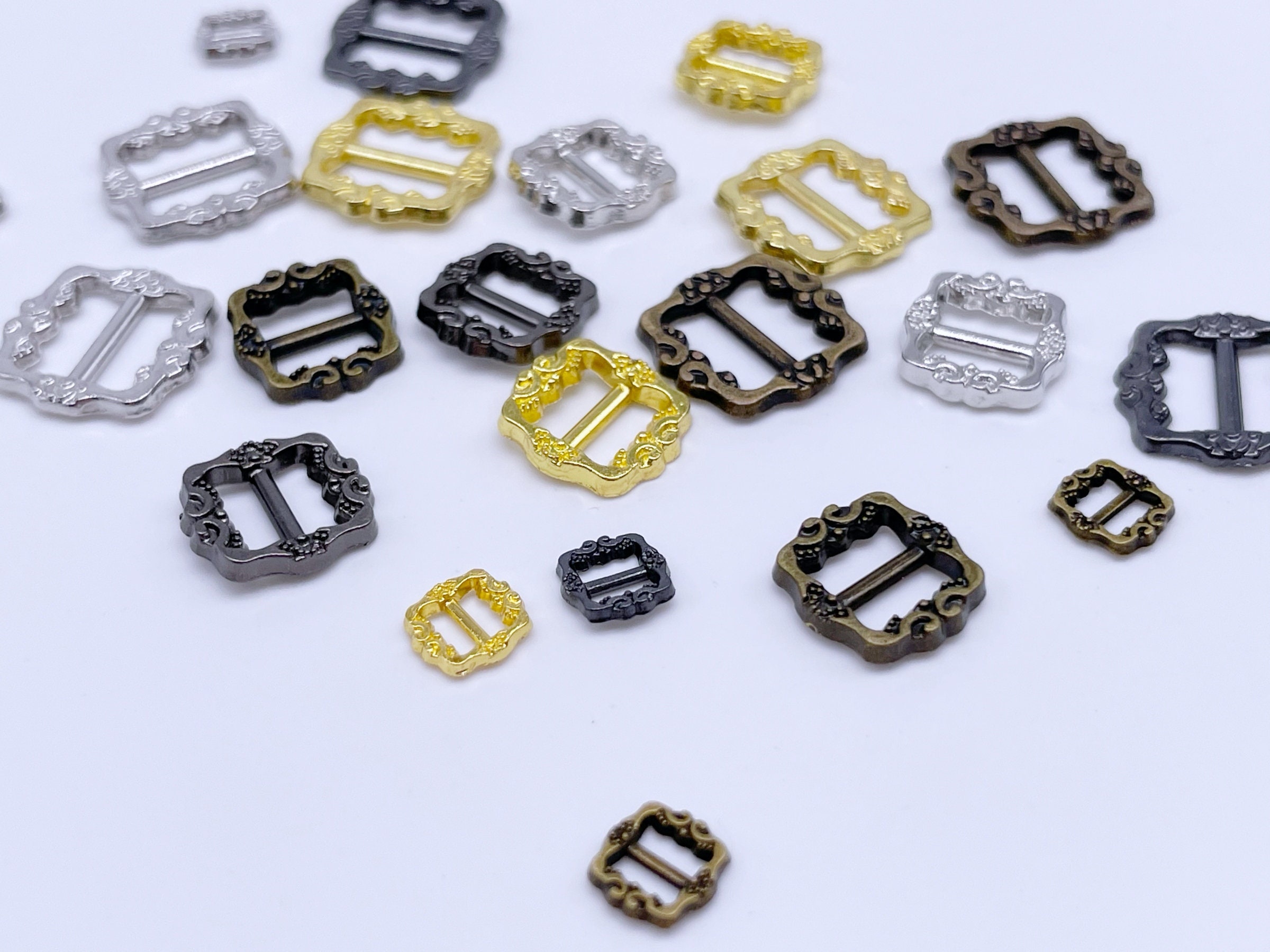 B010 Tiny Mini Buckles 12mm 9mm 6mm Doll Sewing Doll Craft Etsy