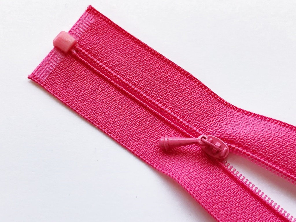 W005G Hot Pink Open End Separating Mini Zippers Doll Sewing Etsy