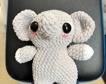 crochet amigurumi elephant plushie FREE SHIPPING