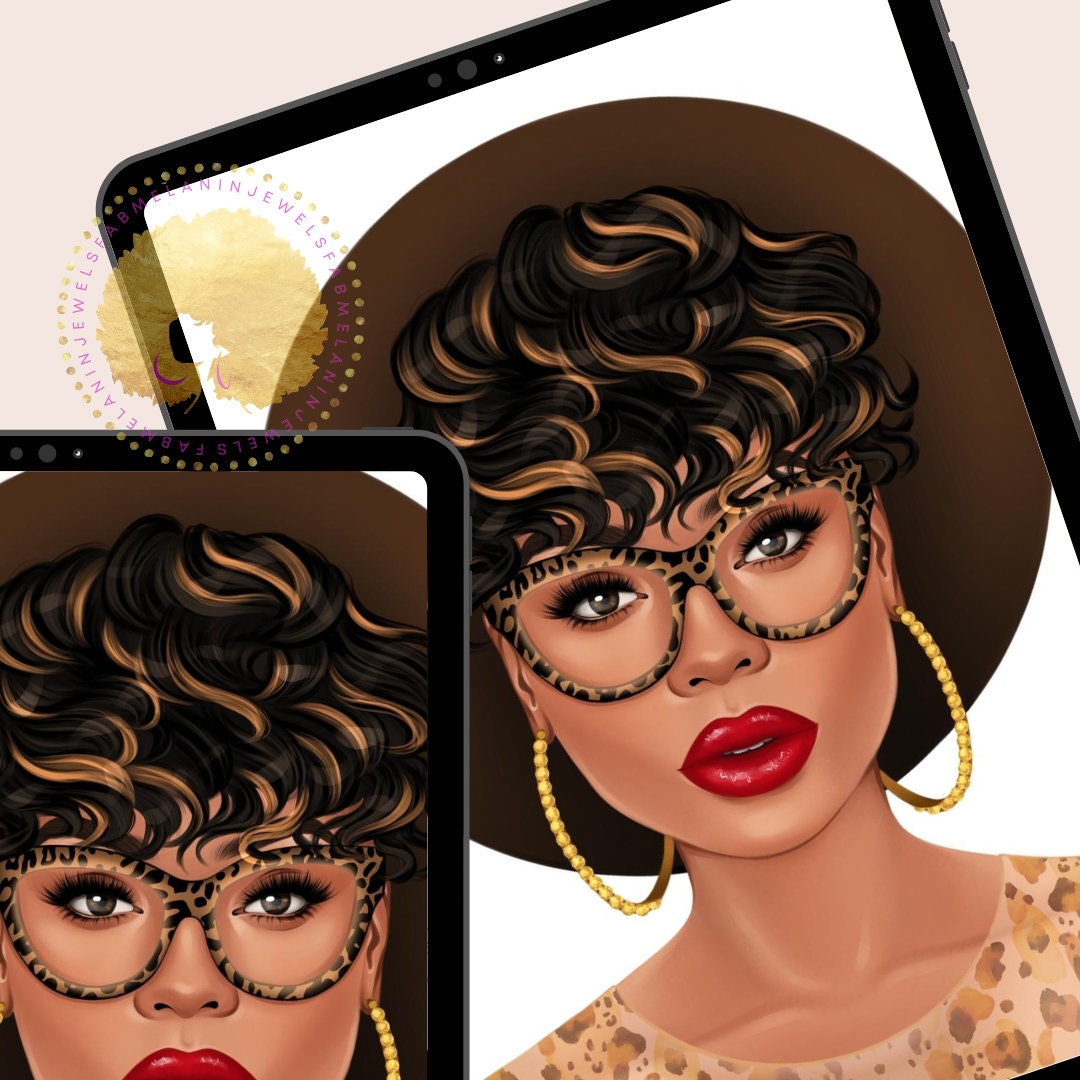 Diva 14 Diva Head Canvas Diva Head Wreath Black Woman 