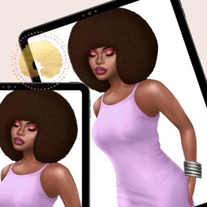 Diva 55 | Diva Head Canvas | Diva Head Wreath | Black Woman Art Print | Black Queen Melanin Nubian Diva