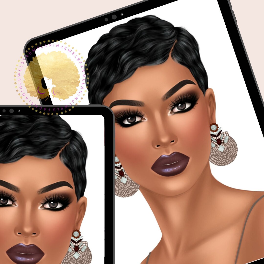 Diva 14 Diva Head Canvas Diva Head Wreath Black Woman 