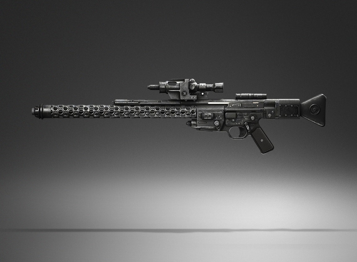 DLT20A Medium Blaster Rifle HD Quality full SLA 3D Print Etsy