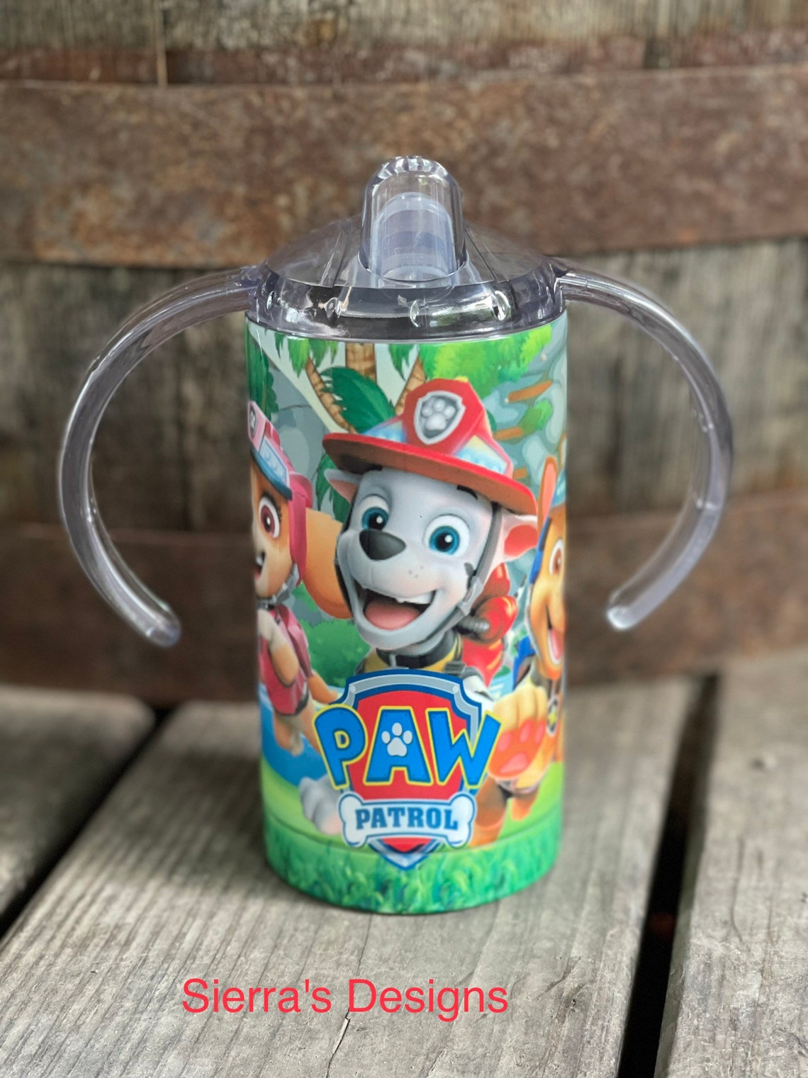 Paw patrol sippy cup or tumbler Etsy