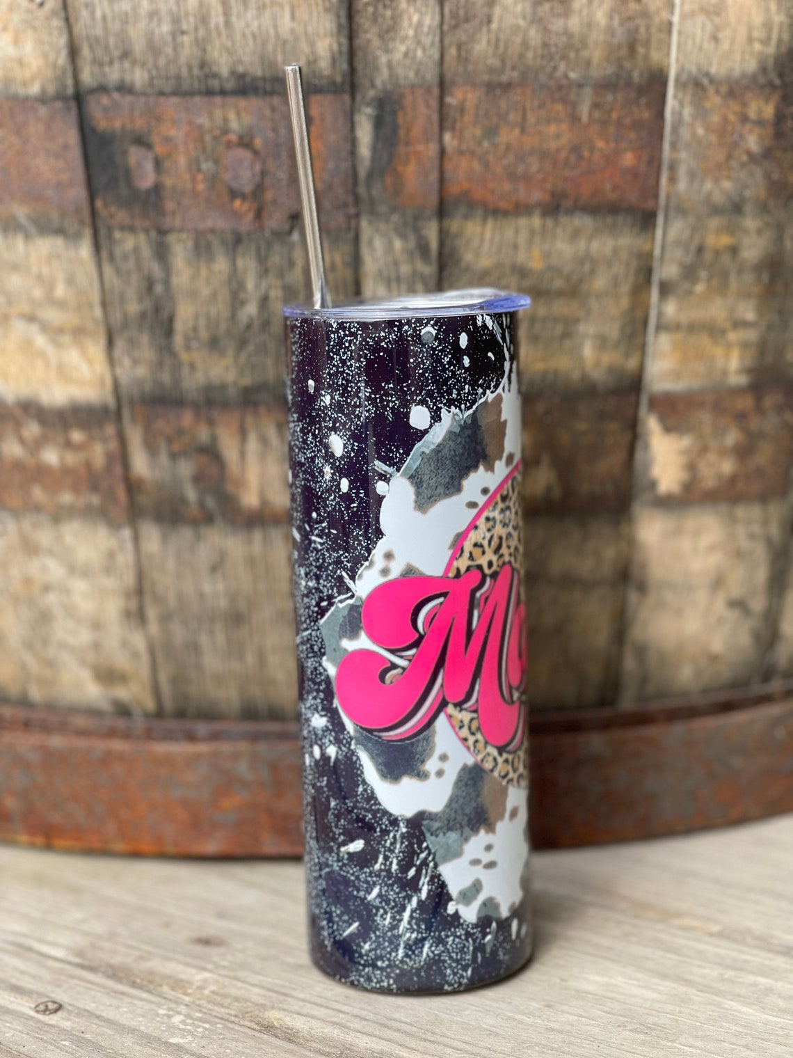 Mama and Mini Tumblers Western Tumblers Cowhide Tumblers Etsy