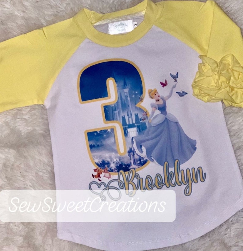 cinderella birthday shirt