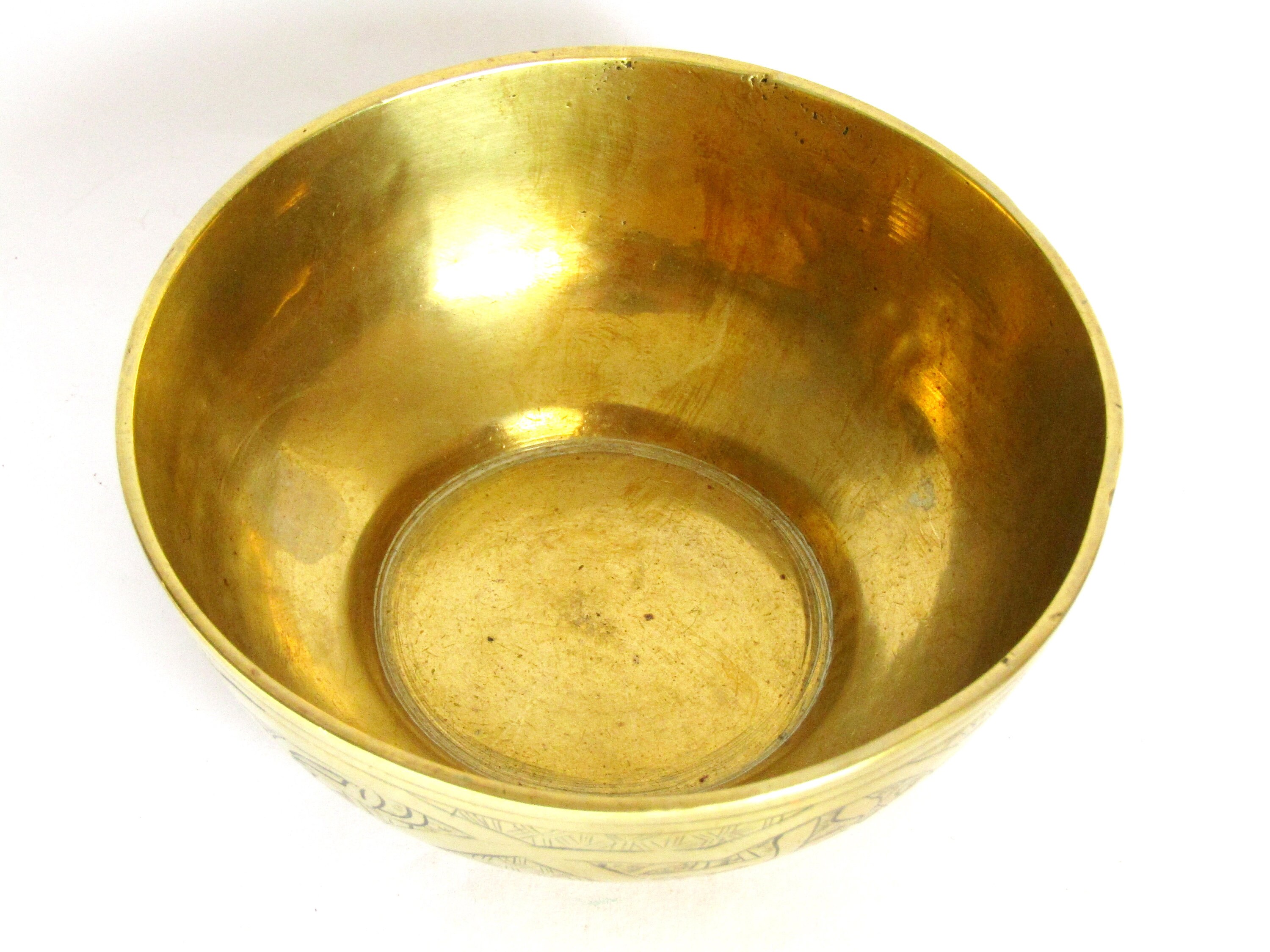 Vintage Small Brass Bowl Home Decor Gold Tone Handcrafted Etsy