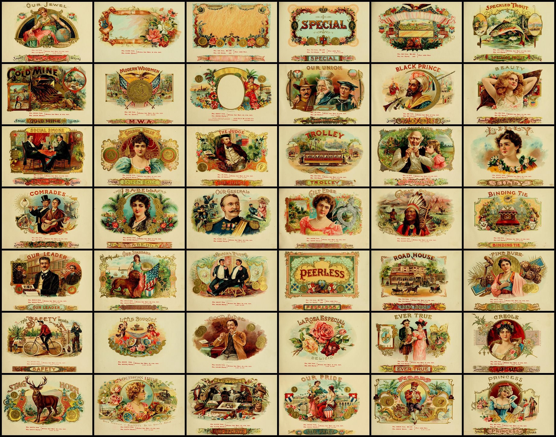 Collection of 89 Old Vintage Cigar Box Labels Both With Vintage and White Background Ephemera - Etsy collection-of-89-old-vintage-cigar-box-labels-both-with-vintage-and-white-background-ephemera-etsy